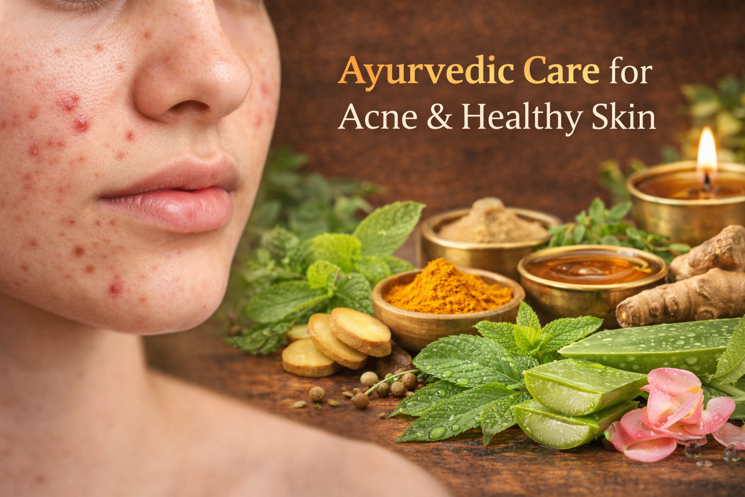 Ayurvedic Care for Acne & Naturally Healthy Skin